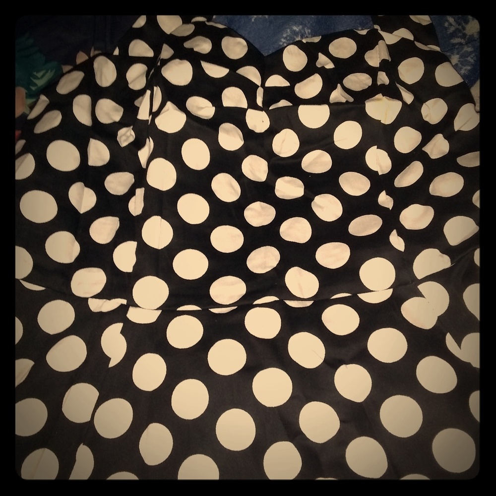 Black & white polka dot Rockabilly Dress
